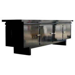 Early 20th Century Ebonised Art Deco Sideboard