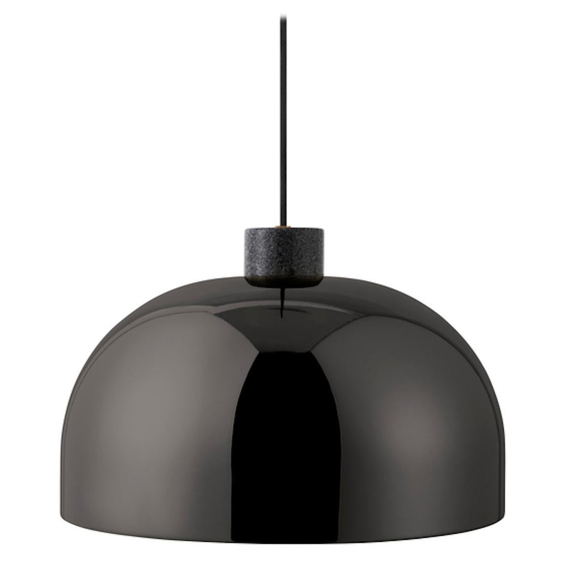 Lampe à suspension noire Normann Copenhagen Grant conçue par Simon Legald