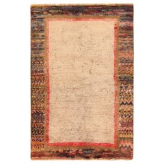 Nazmiyal Collection Vintage Persian Gabbeh Rug. Size: 2 ft 8 in x 4 ft
