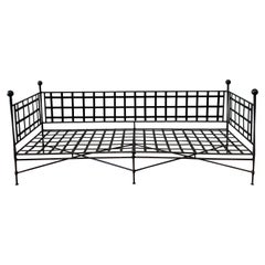 Sofá-cama de estilo europeo de hierro forjado hecho a medida