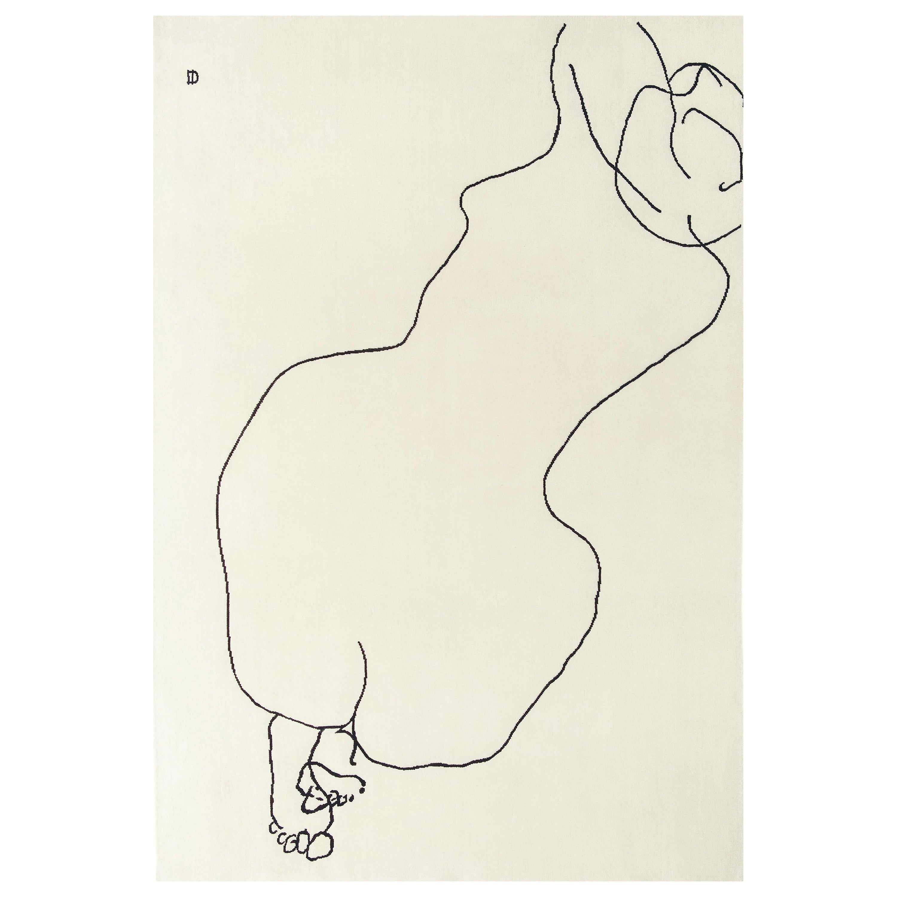 Alfombra 'Figura Humana 1948' de Eduardo Chillida para Nanimarquina