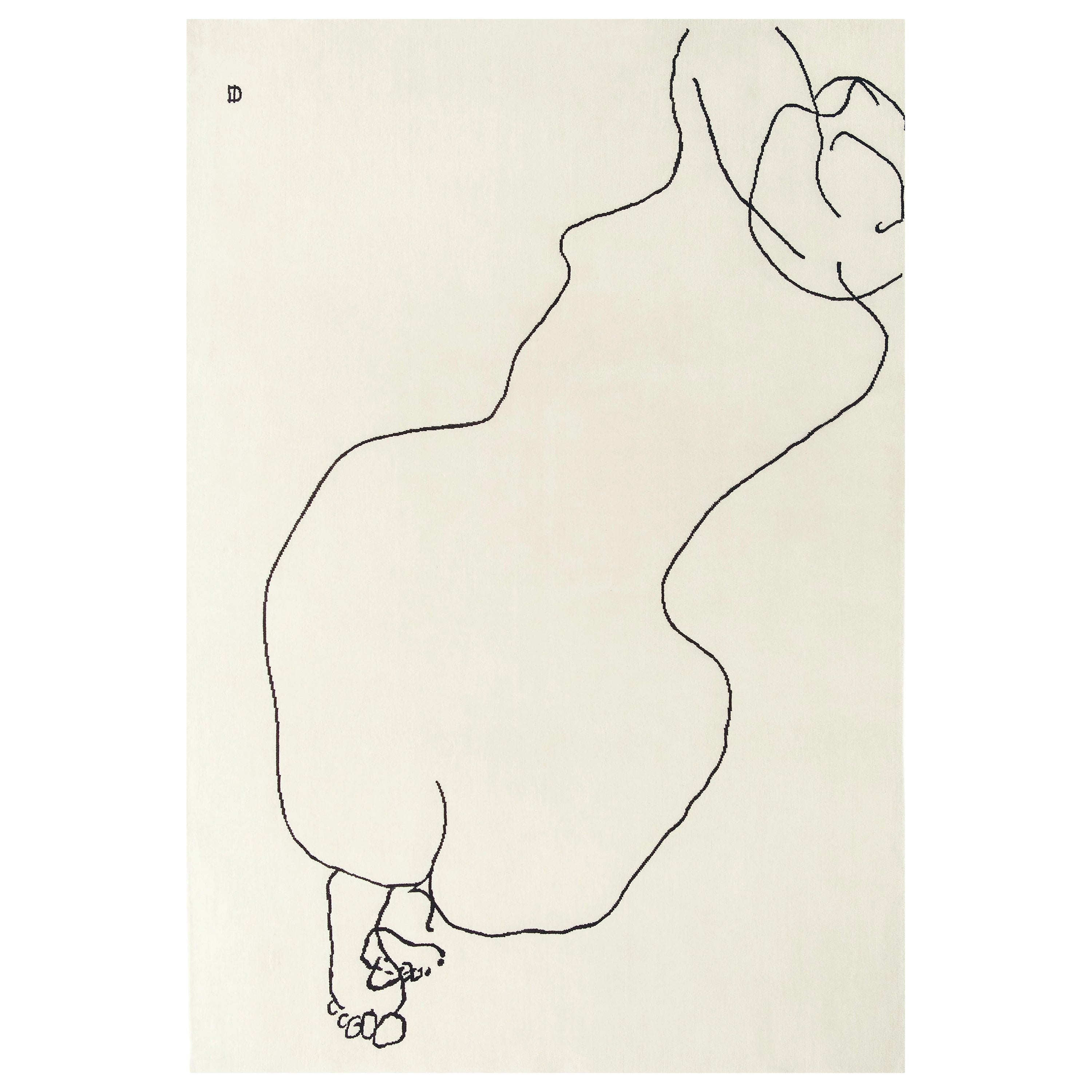 'Figura Humana 1948' Rug by Eduardo Chillida for Nanimarquina For Sale