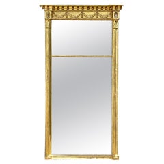 Vintage Regency Gilt Swag Mirror