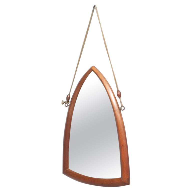 Art Deco Triangle Wall Mirror For Sale at 1stDibs triangle wall mirrors