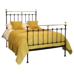 Antique Black Brass & Iron Bed, MD124