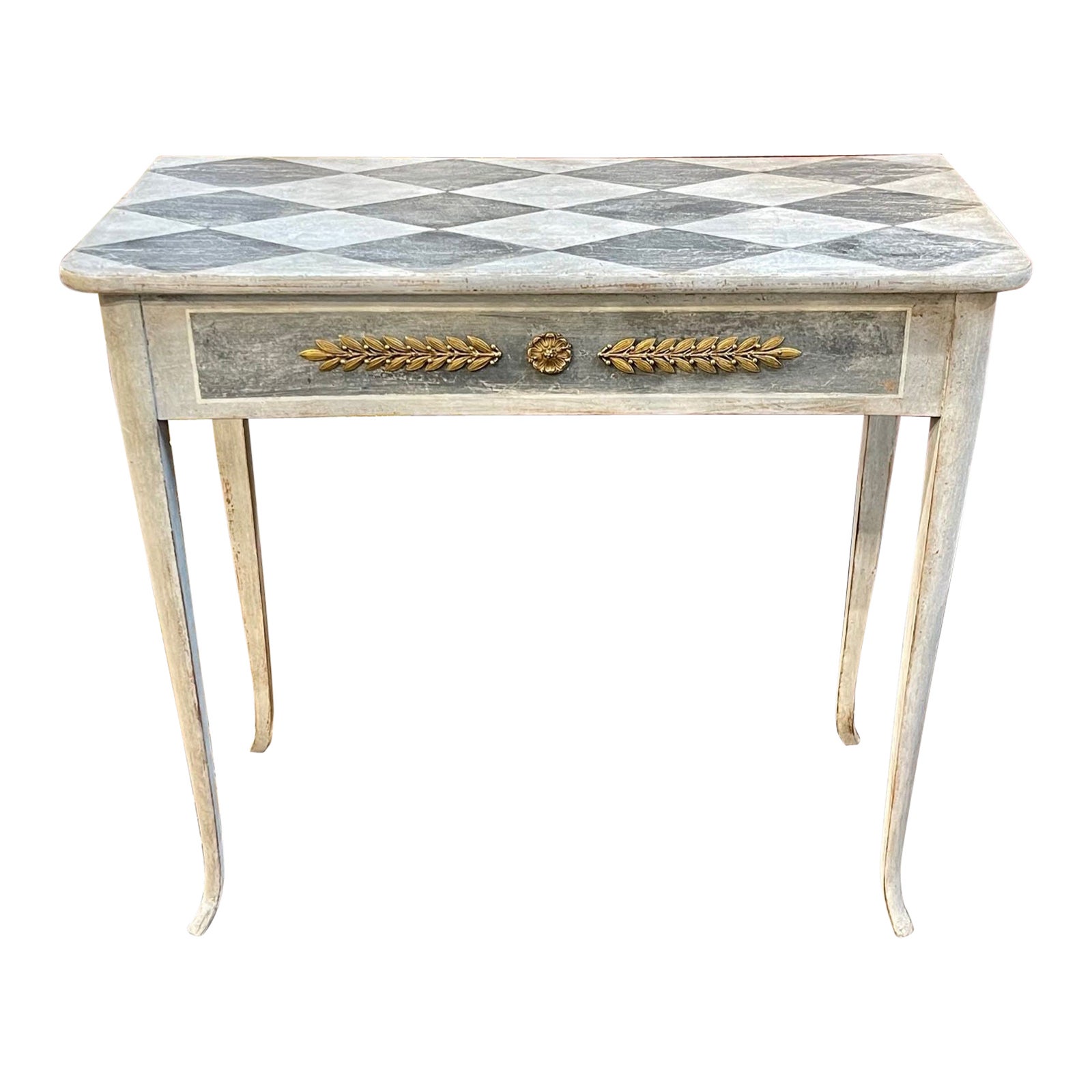 Swedish Neo-Classical Painted Console For Sale