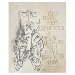 "Great Ideas of Western Man" Lithograph / Poster by Ben Shahn
