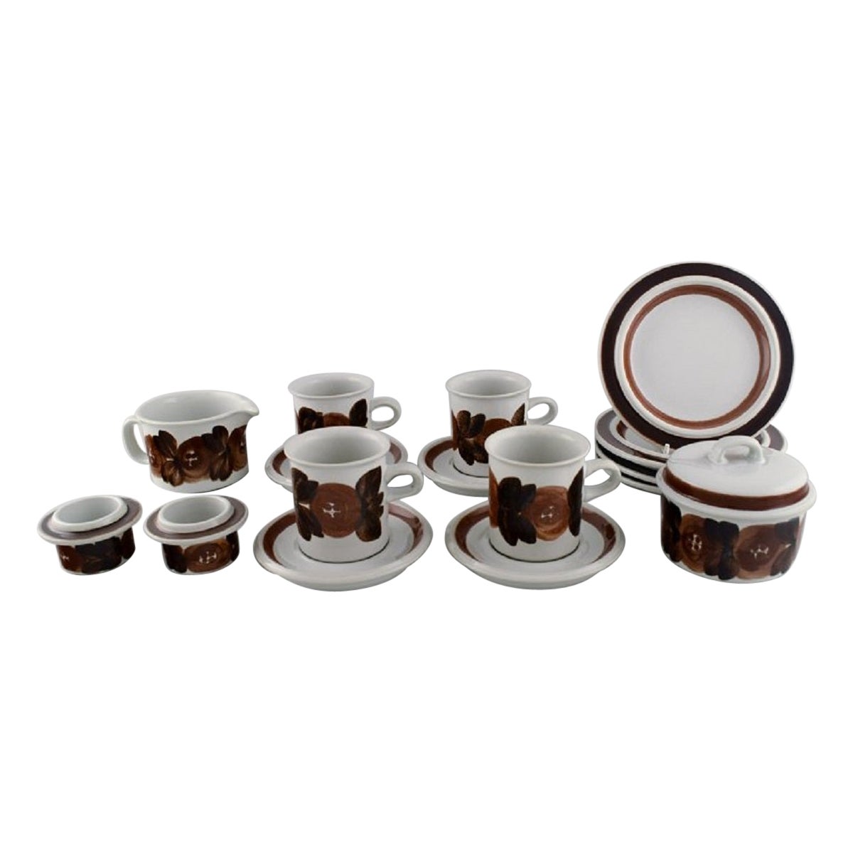 Ulla Procope for Arabia, Thyme Coffee Service in Stoneware