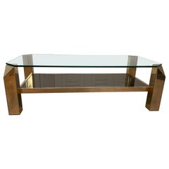 Belgo Chrom Coffee Table Gilded with 23K Fine Gold