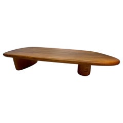 Freeform Oak Coffee Table, 1970