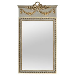 French Trumeau Mirror, Louis XVI Style, circa 1920