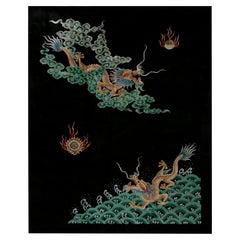 Antique 1920s Chinese Art Deco Carpet By Nichols Worksho ( 7'10" x 9'8" - 238 x 295 cm )