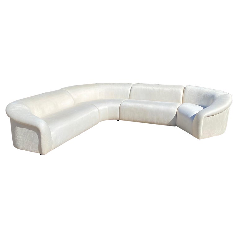 Vladimir Kagan Sectional Sofa by Preview, circa 1990s For Sale