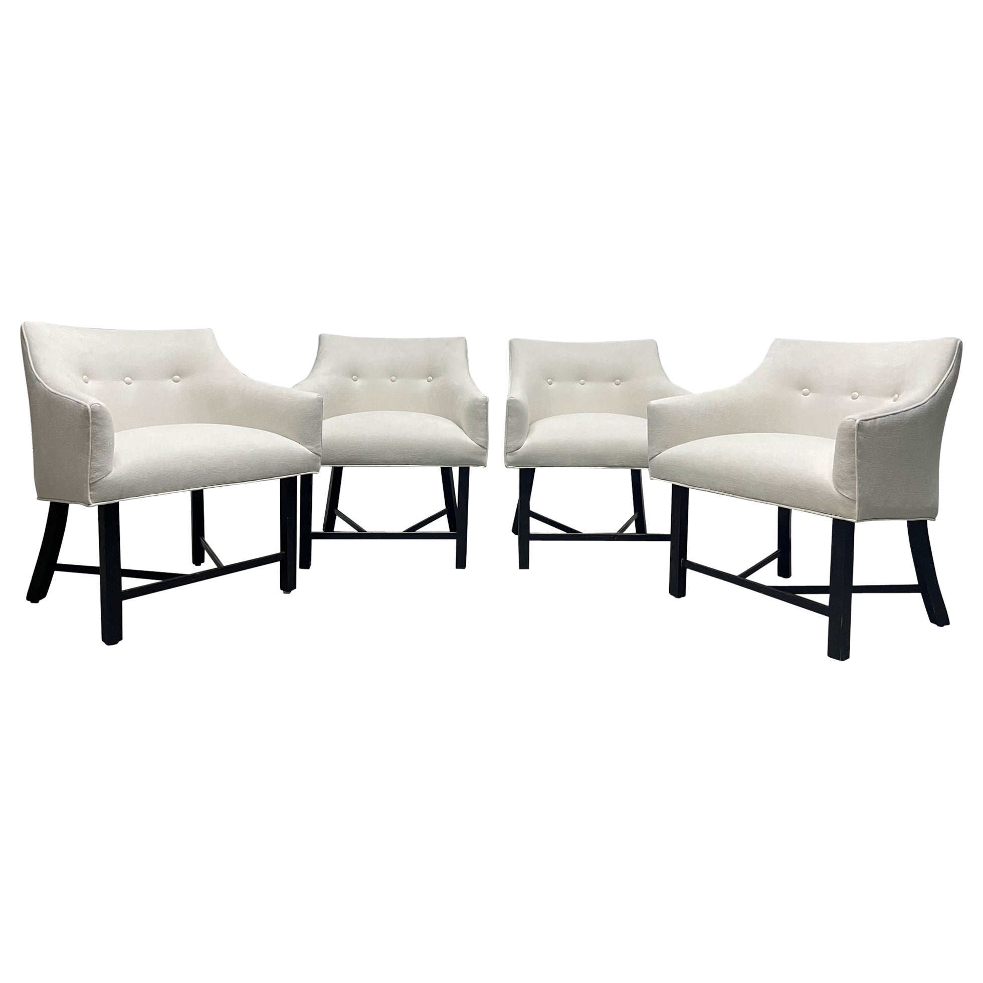 Set of Four Harvey Probber Lounge Chairs For Sale