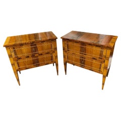 Pair of Italian Bed Side Tables