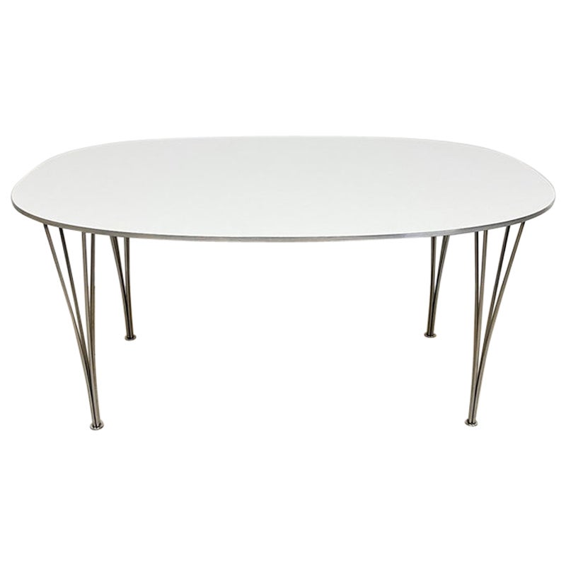 Ellipse Laminate Dining Table by Piet Hein for Fritz Hansen, 1986 For Sale