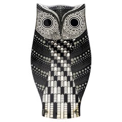 Mid Century Palatnik Op Art Lucite Owl Sculpture