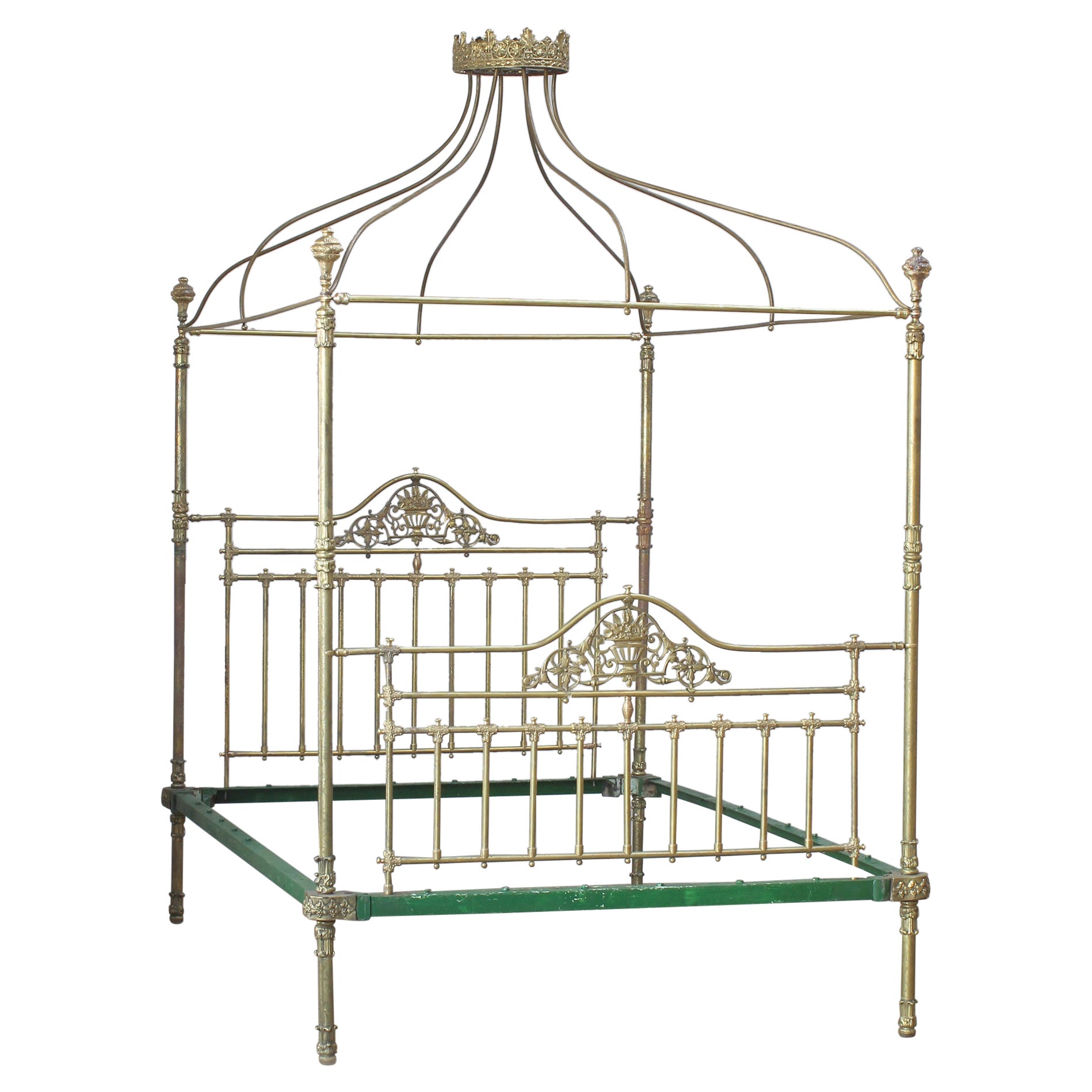 All Brass Four Poster Bed M4P43