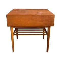 Vintage Sewing Table in Teak