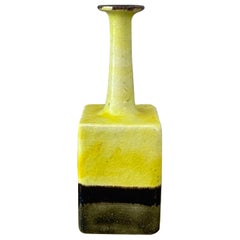 Vintage Bruno Gambone Glazed Ceramic Vase, Italy