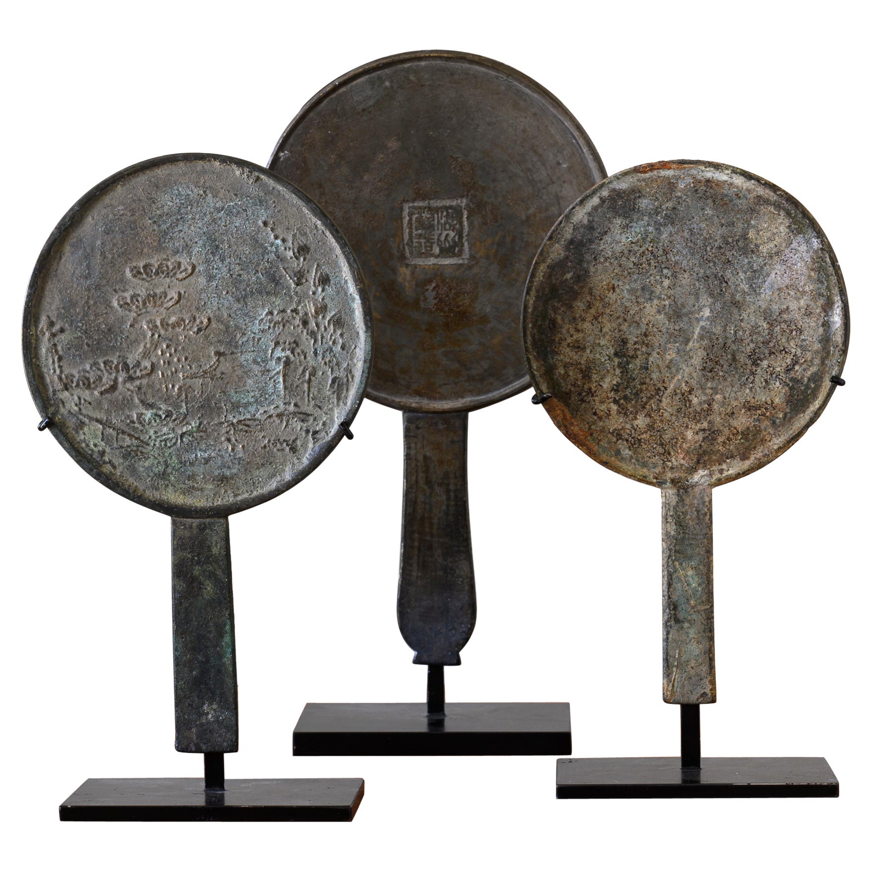 Collection of 16th Century Chinese Mirrors For Sale