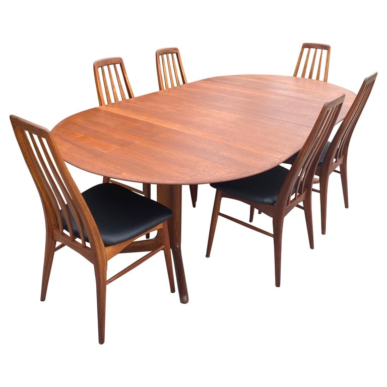 Danish MidCentury Modern Teak Dining Set by Dyrlund For Sale at
