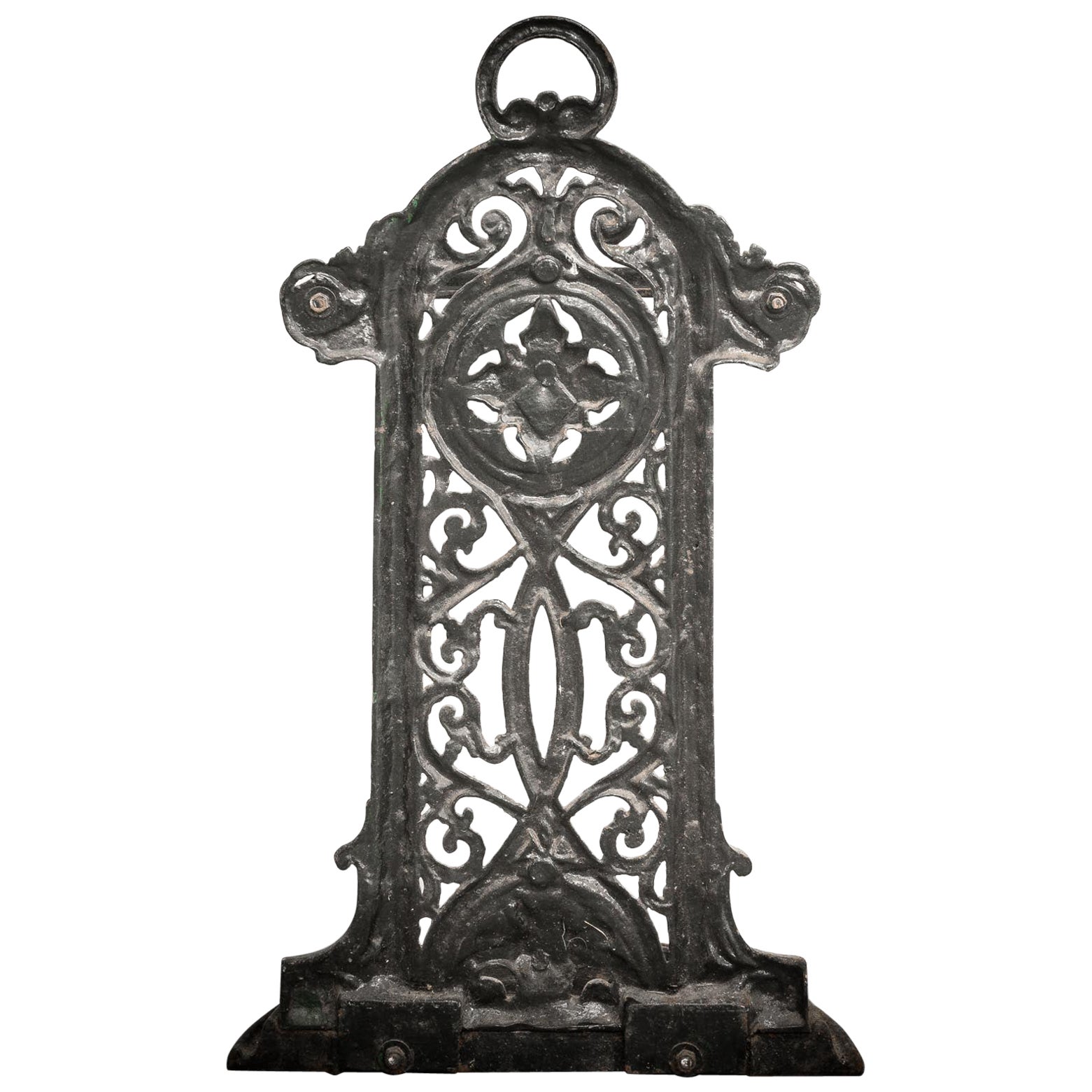 Large Victorian Cast Iron Umbrella Stand For Sale at 1stDibs