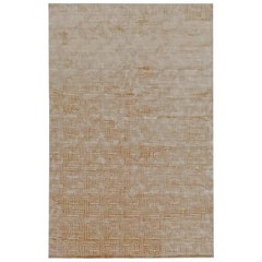 Contemporary Maze Design Hand Knotted Wool Rug by Doris Leslie Blau