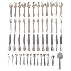 Georg Jensen Servizio completo di 12 pezzi con perline