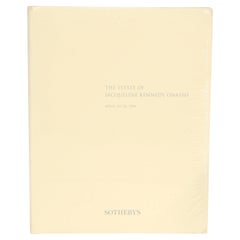 Sotheby's, The Estate of Jacqueline Kennedy Onassis, New Hardcover in Wrapper