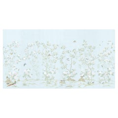 Imperial Garden Mist Chinoiserie Wallpaper Mural