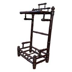 19th Century Faux Bamboo Hall Stick Stand
