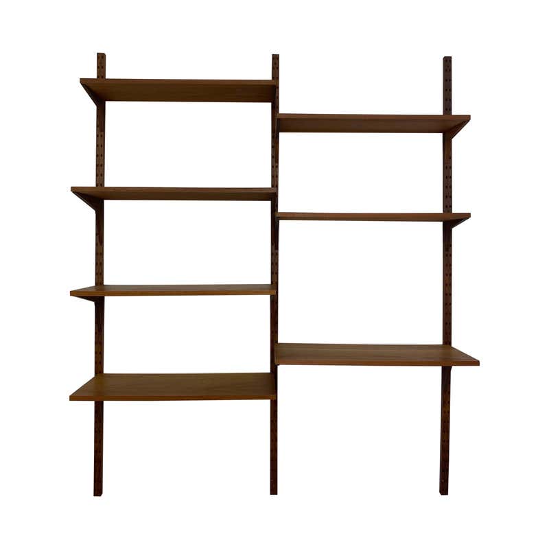 Walnut Wall Unit by Poul Cadovius at 1stDibs