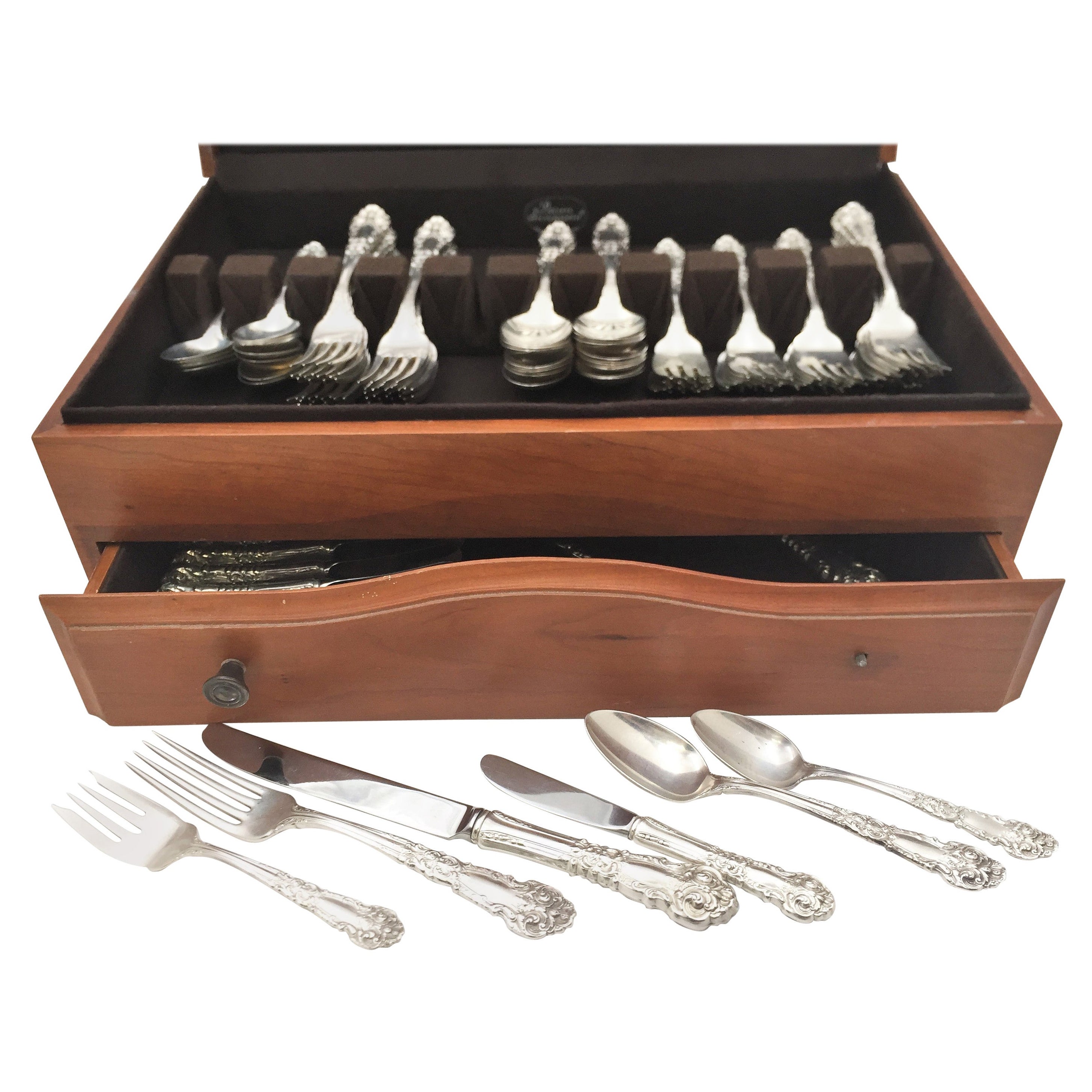 125 Piece Stanley Roberts Stainless Steel "Astro" Pattern Flatware Set