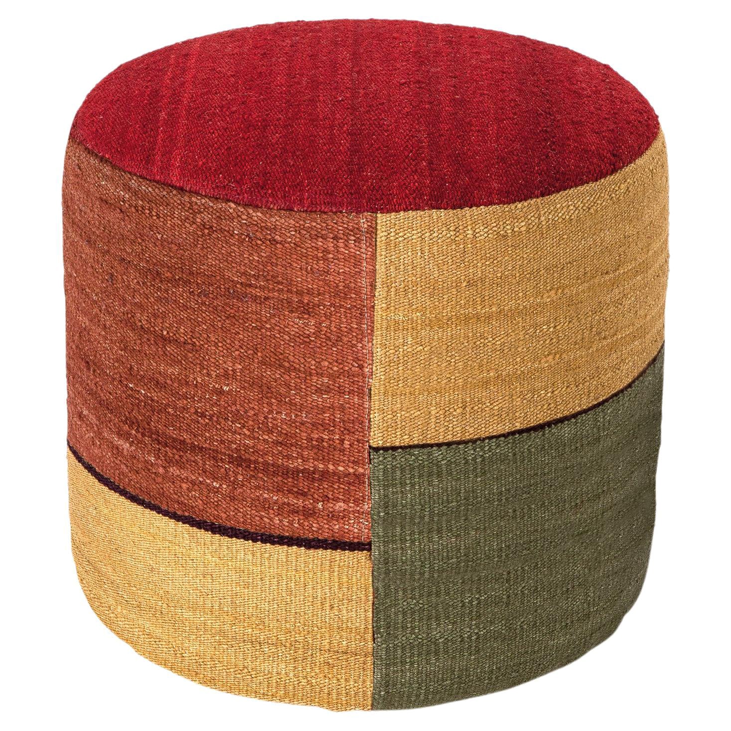 'Kilim 4' Pouf by Nani Marquina and Marcos Catalán for Nanimarquina For Sale