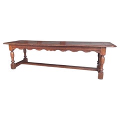 19th Century French Oak Coffee Table/Bench