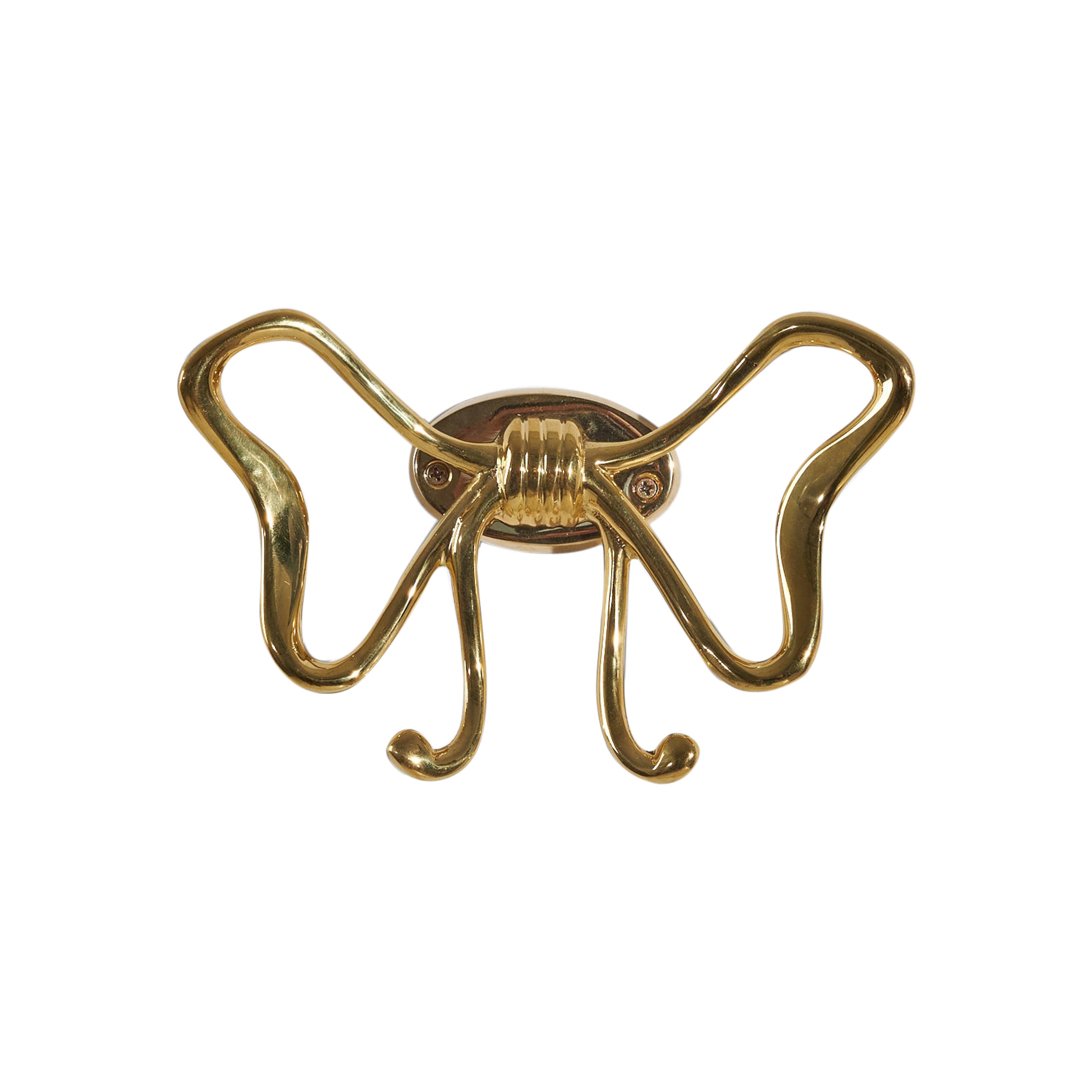 Estrid Ericson, Coat Hanger, Brass, Sweden, 1940s