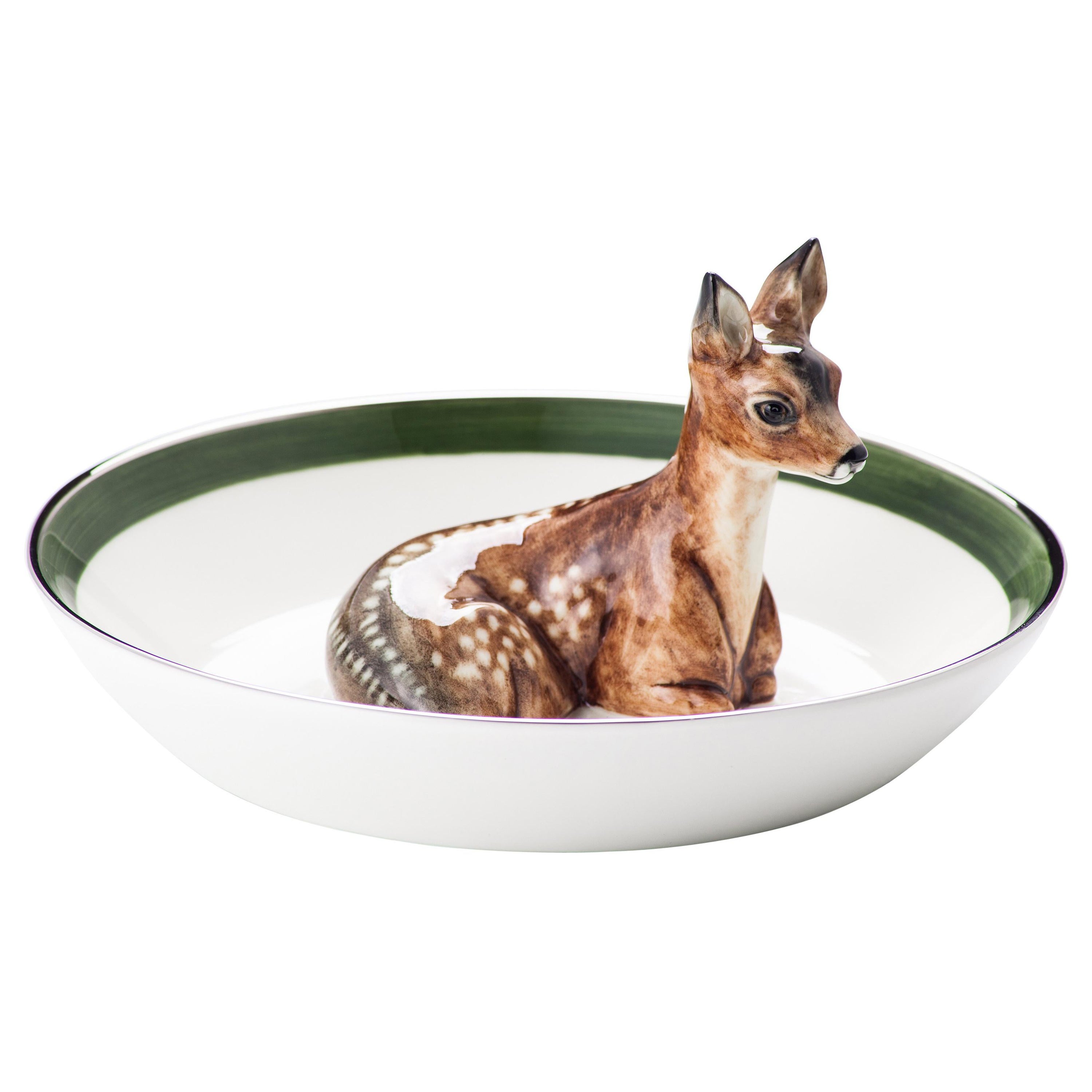 Black Forest Bambi Figure Porcelain Sofina Boutique Kitzbuehel