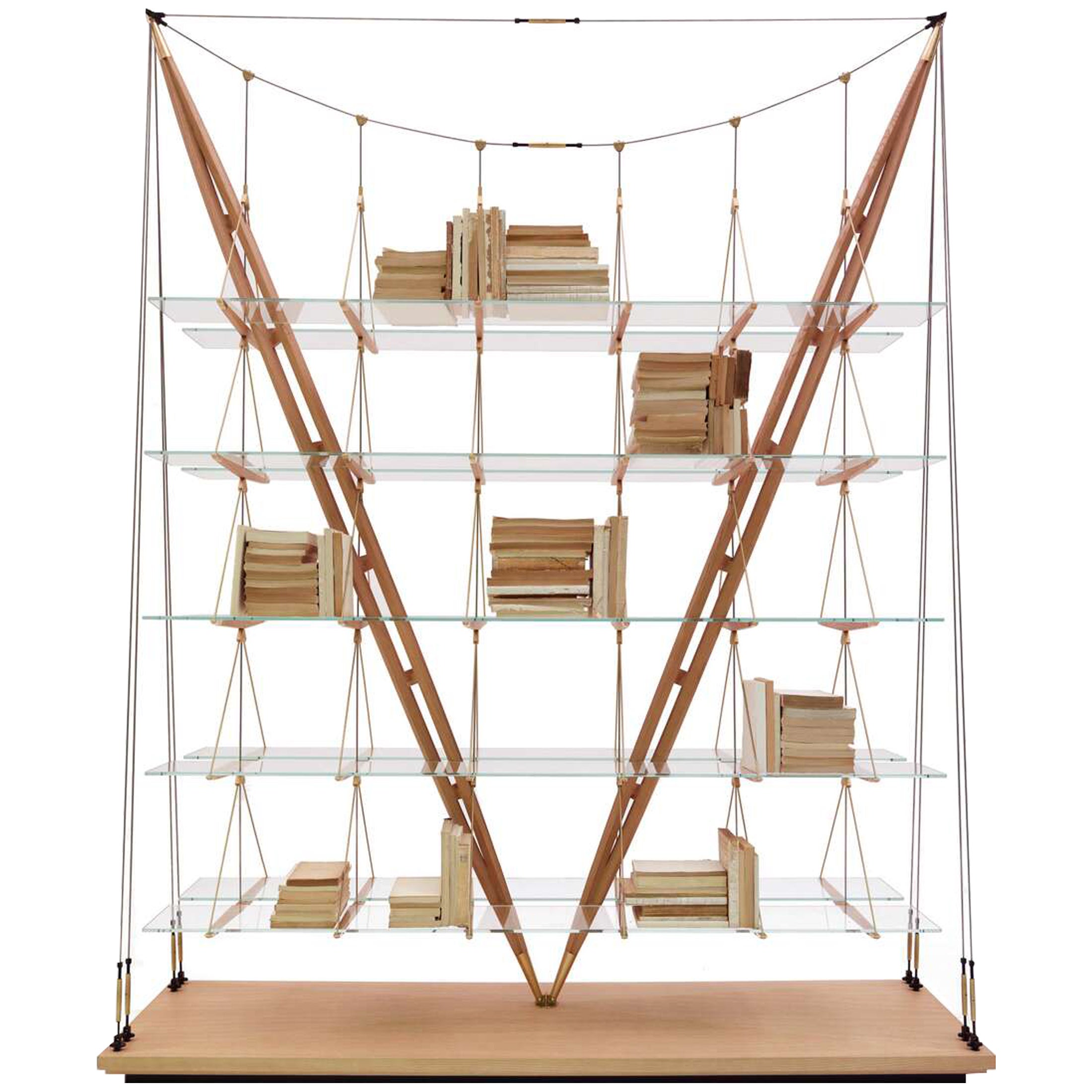 Franco Albini Veliero Bookcase for Cassina, Italy, new For Sale