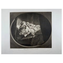 Cuento encantador, Mezzotinta grande de William Ward según George Morland
