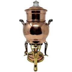 Antique Early Copper Percolator