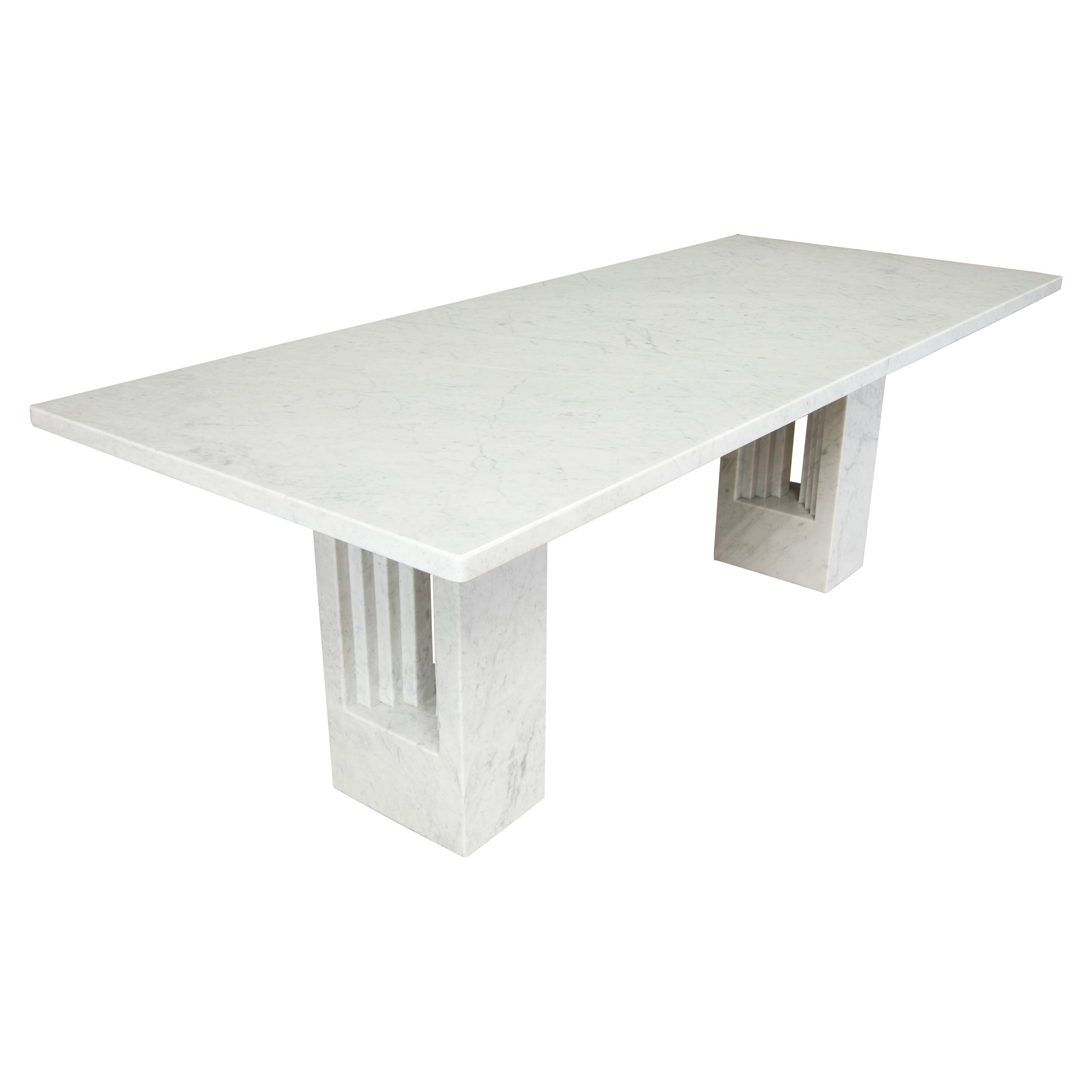 'Delfi' Marble Dining Table by Marcel Breuer and Carlo Scarpa for Gavina, Italy For Sale