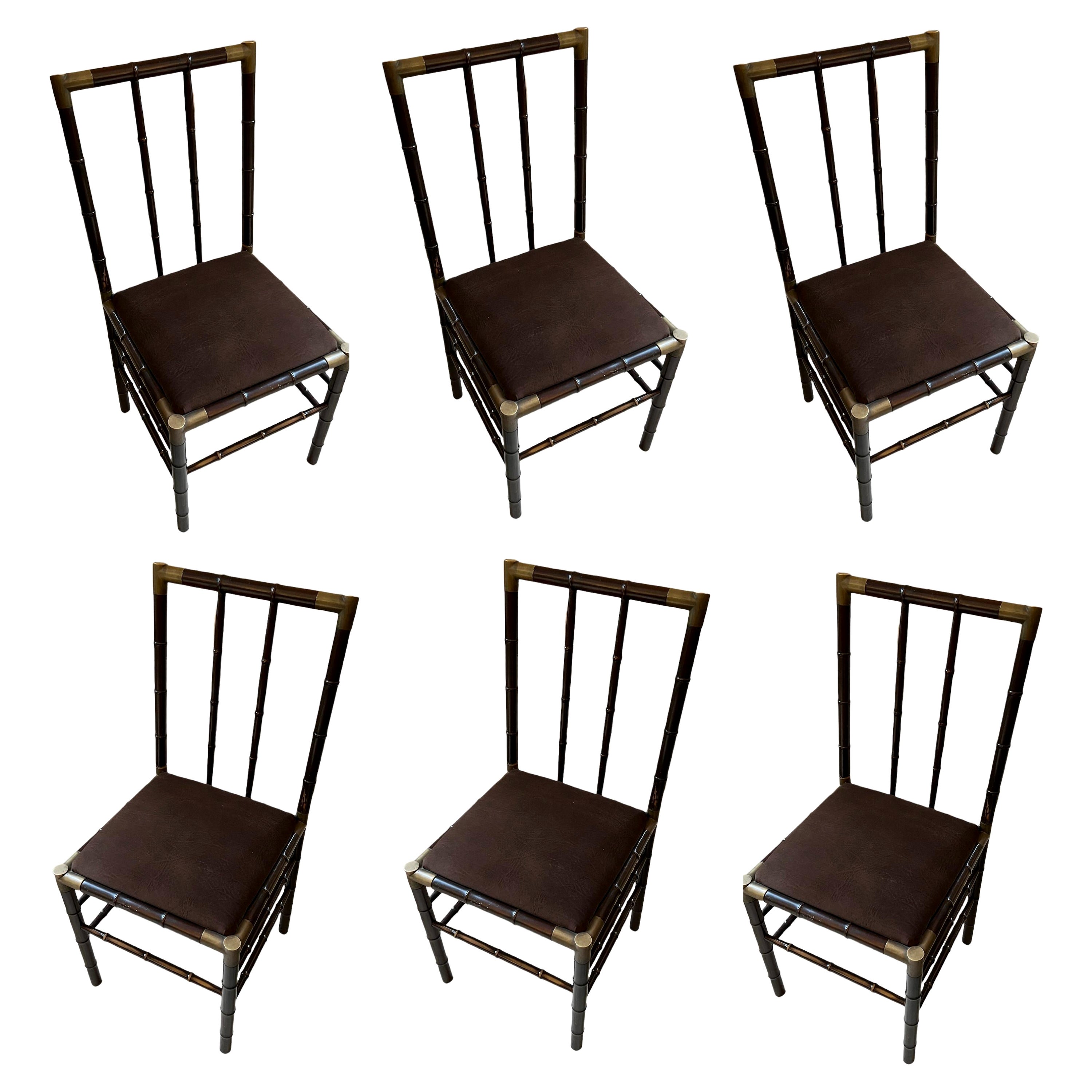6 chaises, 1960 en vente