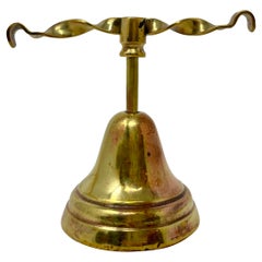Antique English Solid Brass Vide-Poche Ring Stand, circa 1900s
