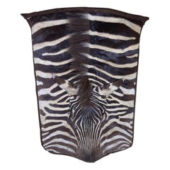 Wandbehang aus echtem Zebrafell