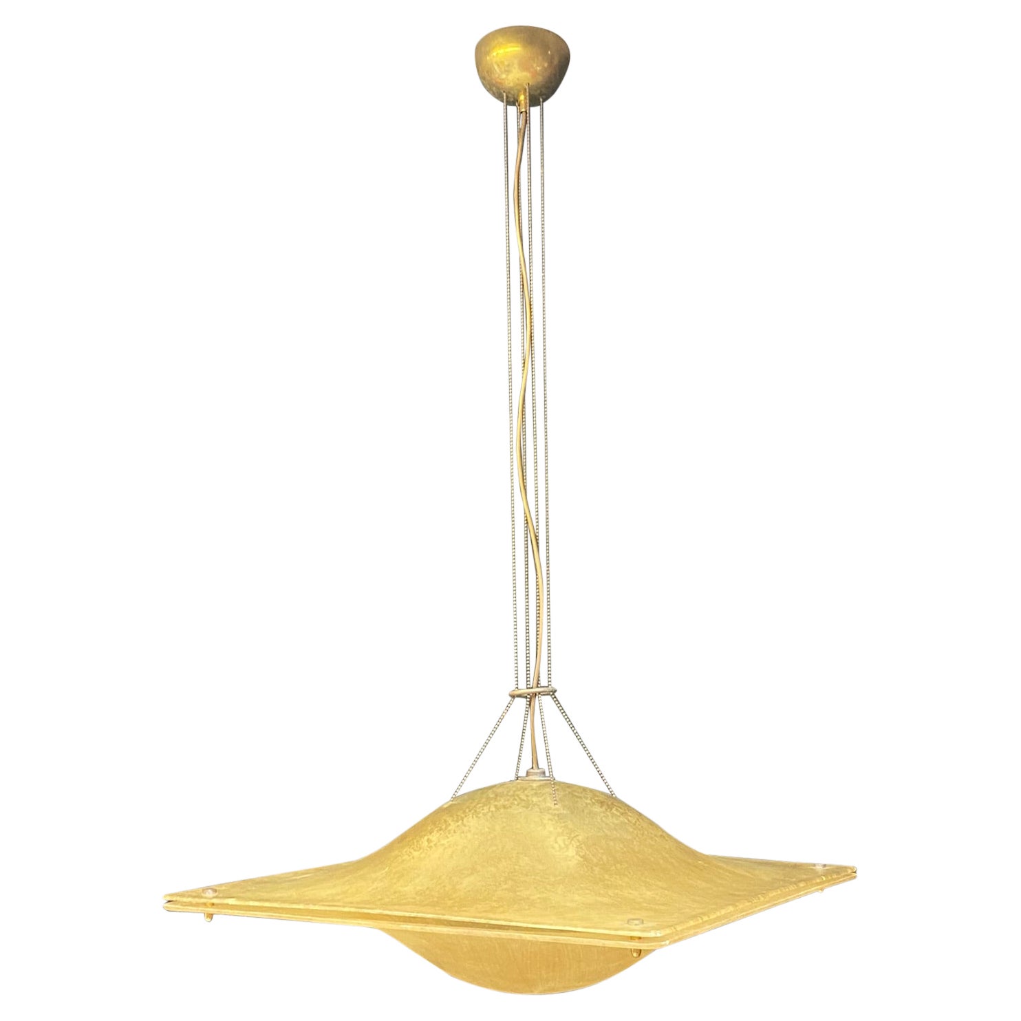 Space Age Popdesign Fiberglass Chandelier, circa 1960/1970 For Sale