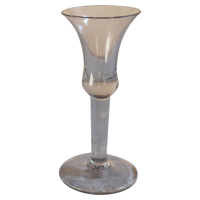 Antique 18th Century English Georgian Wine Drinking Glass, C.1780 For Sale  at 1stDibs