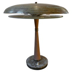 1950s Mid-Century Modern Italian Table Lamp by Oscar Torlasco 