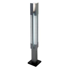 Serge Mouille Mid-Century Modern Aluminium Small Signal Column Floor Lamp