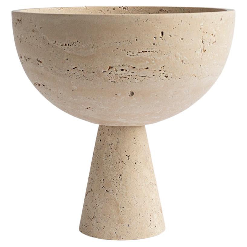 Travertine Pedestal Bowl Extra Large at 1stDibs extra large pedestal bowl